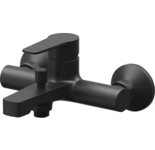 Robinet de lavabo noir pour montage mural