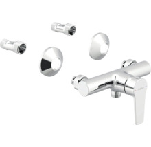 Mitigeur de douche apparent avec raccords en S et rosaces