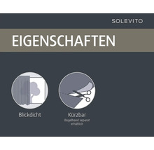 Solevito Eigenschaften: Verdunkelnd und kürzbar
