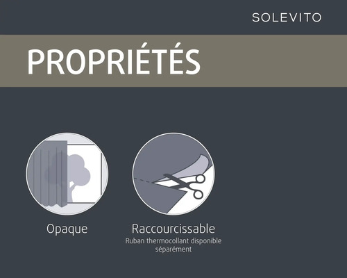 Caractéristiques du produit Solevito: Intimité et raccourcissable