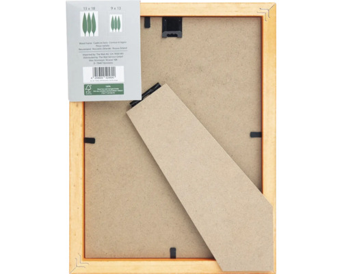 Holzbilderrahmen mit Aufsteller