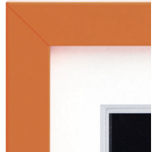 Ausschnitt eines Bilderrahmens mit Passepartout