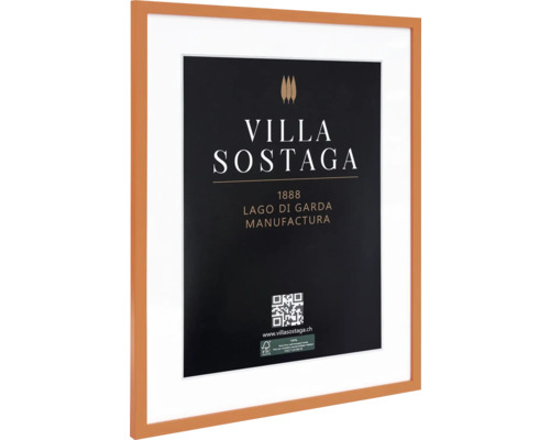 Bilderrahmen mit braunem Rahmen