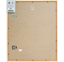 Rückseite eines Bilderrahmens aus Holz mit Aufhängern