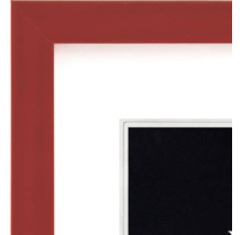 Roter Bilderrahmen