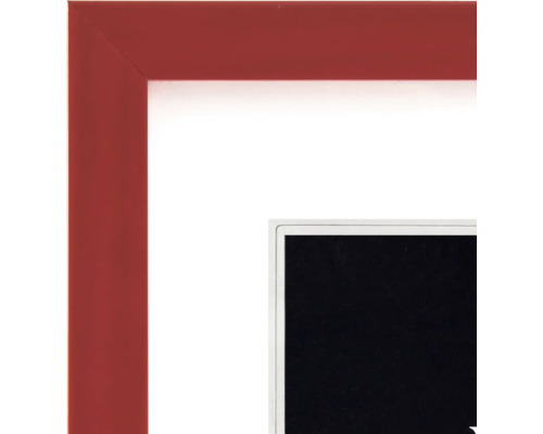 Roter Bilderrahmen