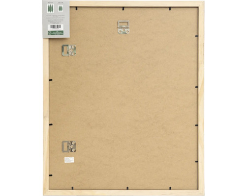 Rückseite eines Bilderrahmens mit Aufhängern