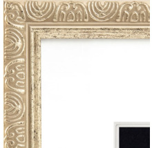 Bildecke mit verziertem Rahmen