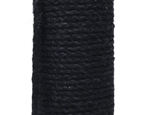 Nahaufnahme einer mit Sisal umwickelten Säule für einen Kratzbaum