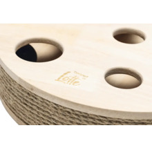 Kratzbaum mit Spielzeuglöchern und Sisal-Ummantelung