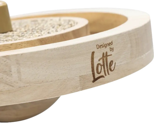 Katzenspielzeug aus Holz mit Lotte Design