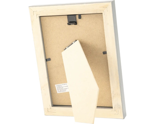 Arrière d'un cadre photo avec support