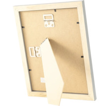 Dos d'un cadre photo avec fixations et support