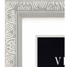 Gros plan d'un cadre photo avec motif décoratif