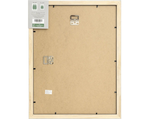 Cadre photo en bois 30 x 40 centimètres vue arrière
