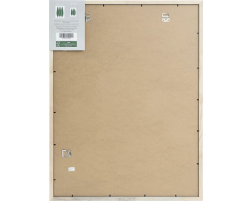 Arrière d'un cadre photo en bois