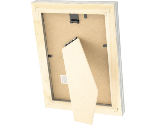 Arrière d'un cadre photo avec support