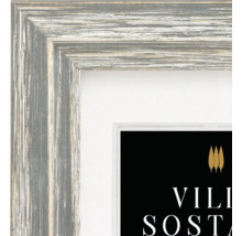 Cadre photo en bois avec passe-partout