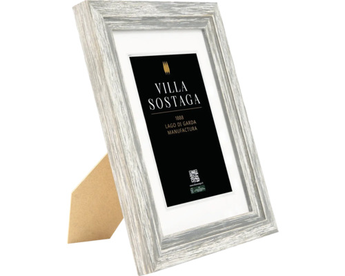 Cadre photo avec structure en bois et support