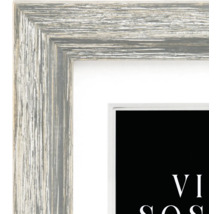 Détail d'un cadre photo avec structure en bois