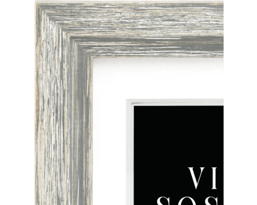 Détail d'un cadre photo avec structure en bois