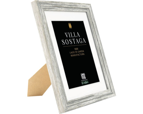 Cadre photo avec structure en bois et support