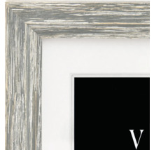 Vue détaillée d'un cadre avec passe-partout