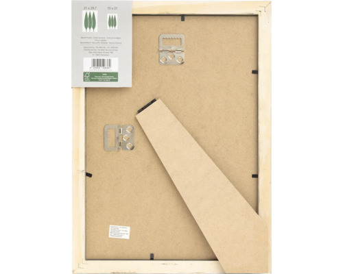 Cadre photo en bois avec suspension et support