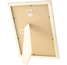 Arrière d'un cadre photo avec dispositif de suspension et support