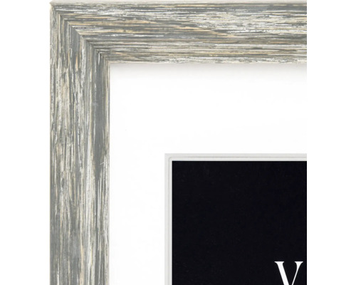 Coin d'image avec cadre en bois