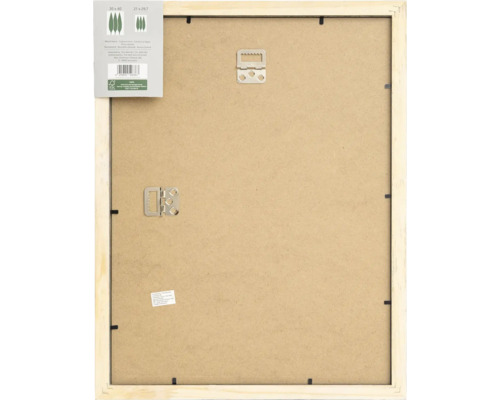 Arrière du cadre photo en bois