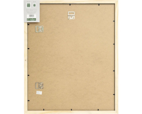 Arrière d'un cadre photo avec crochets de suspension