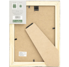 Arrière d'un cadre photo en bois