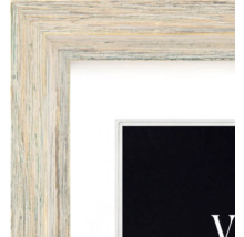 Vue détaillée d'un cadre photo en bois