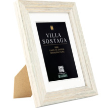 Cadre photo avec structure en bois et support