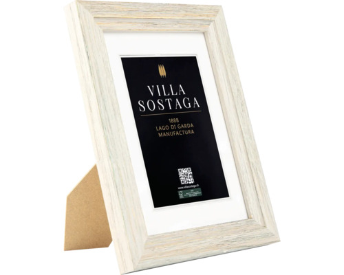 Cadre photo avec structure en bois et support