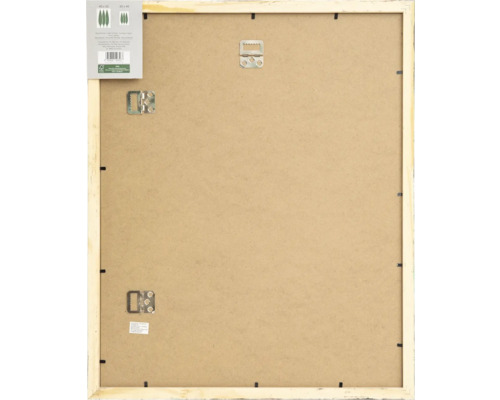 Dos d'un cadre photo avec fixations