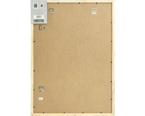 Arrière d'un cadre photo en bois