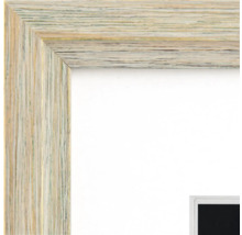 Section d'image avec cadre en bois