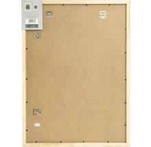 Rückseite eines Bilderrahmens mit Holzrahmen