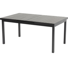 Ausziehbarer Gartentisch mit Lattenmuster