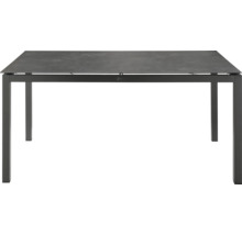 Table de jardin rectangulaire avec plateau et quatre pieds