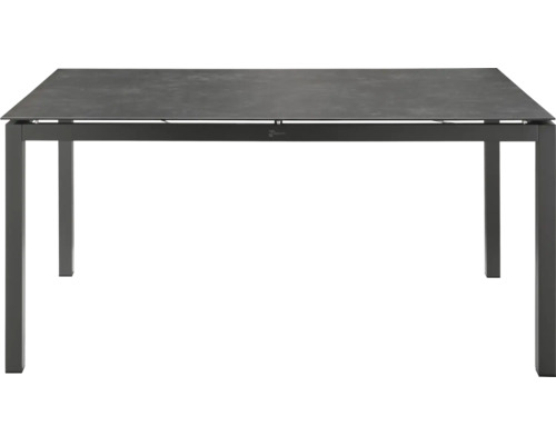 Table de jardin rectangulaire avec plateau et quatre pieds