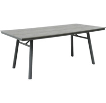 Table rectangulaire avec plateau et quatre pieds