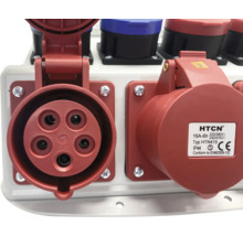 Industriesteckdose mit fünfpoliger Ausführung