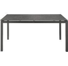 Gartentisch mit Tischplatte und Metallgestell