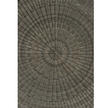 Nahaufnahme eines runden Flechtmusters