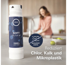 Grohe Blue Soft Filter M Wasserfilter zur Reduzierung von Chlor, Kalk und Mikroplastik