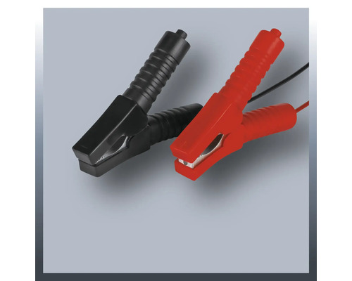 Pinces de batterie rouges et noires