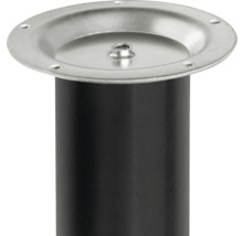 Möbelfuß aus Metall mit Montageplatte